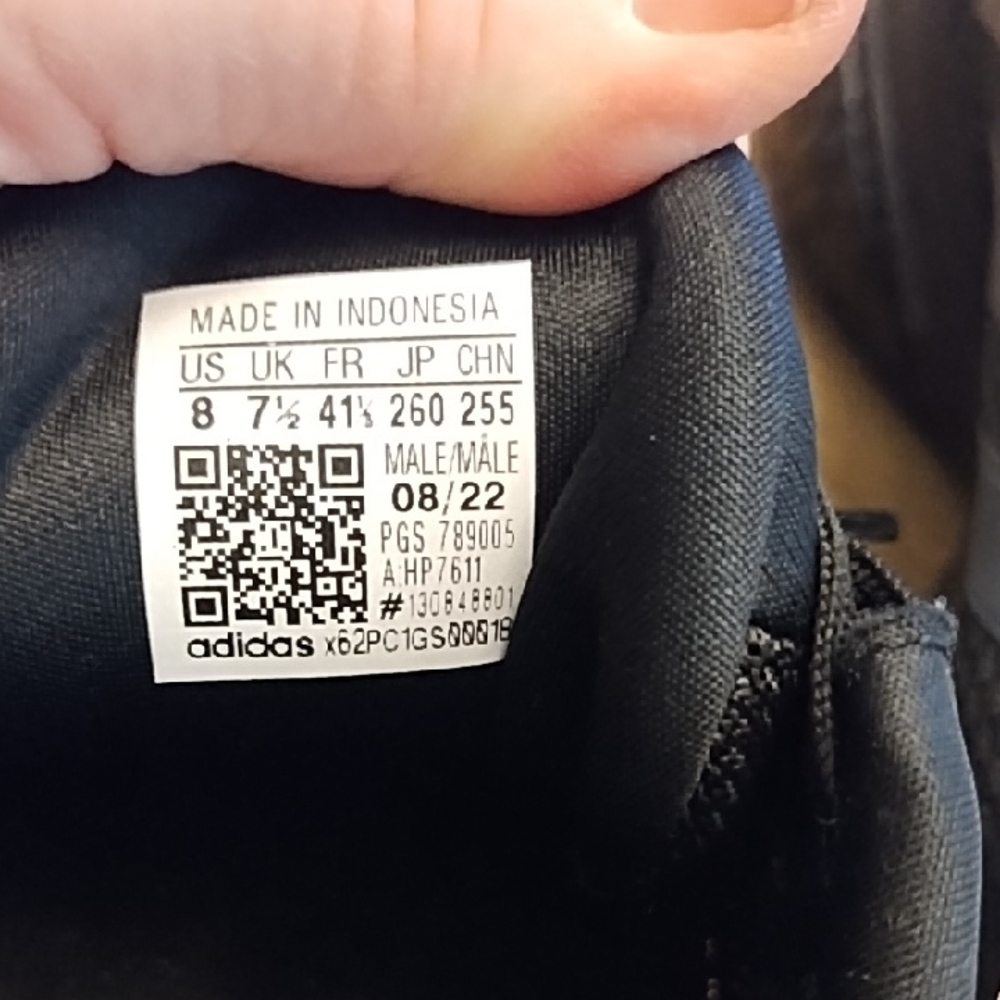 Adidas Black Athletic Shoes